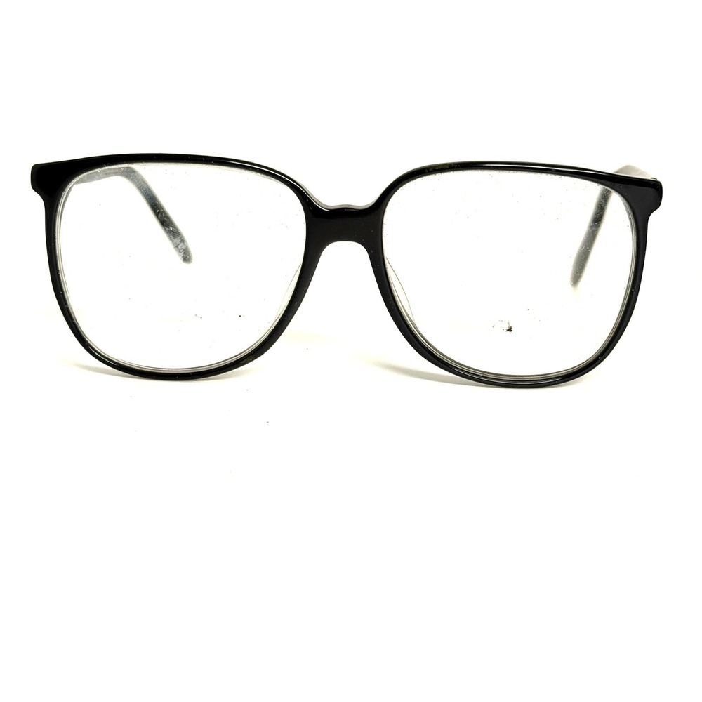Liz Claiborne LC12 NA 140 Black Square Eyeglasses Vintage Frames Womens Mens